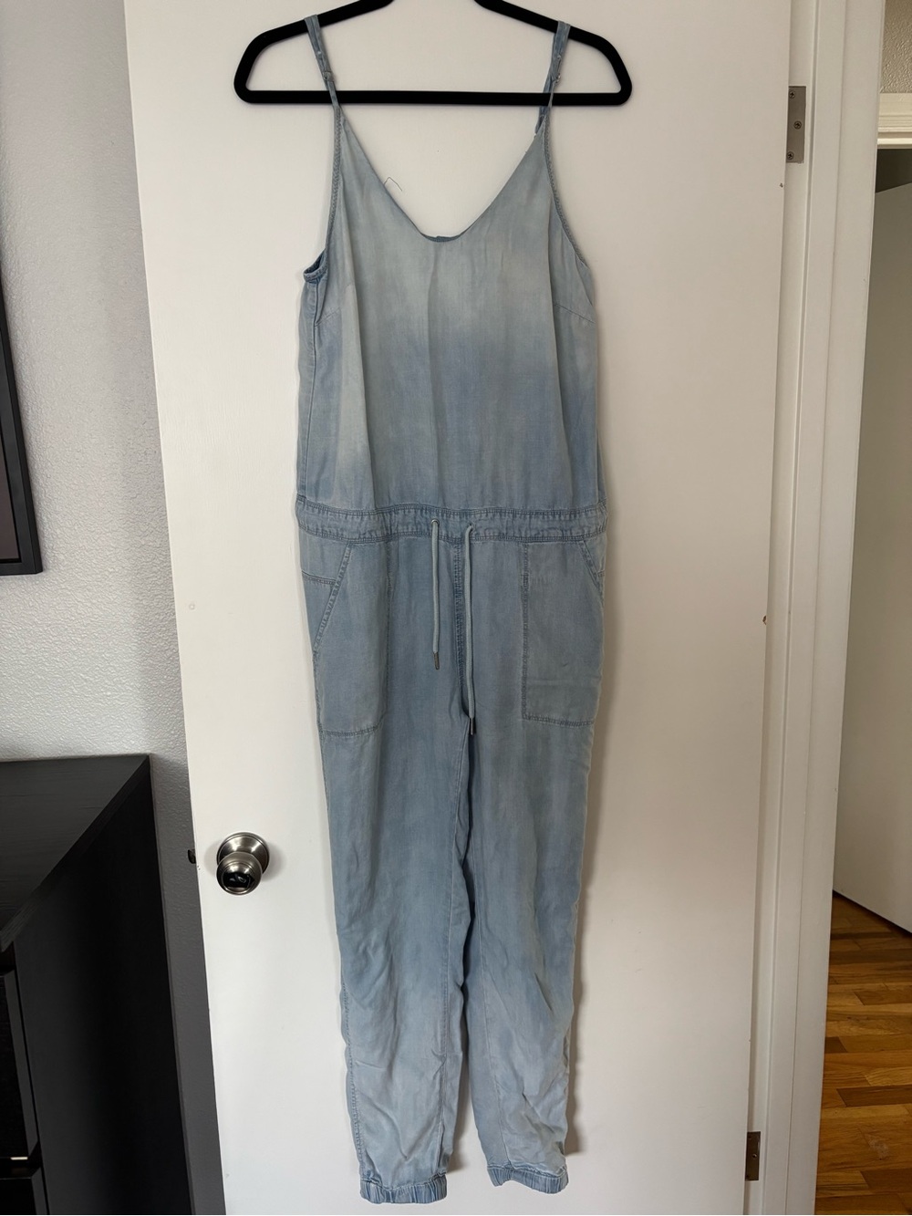 Blank NYC Light Blue Denim Jumpsuit Overalls